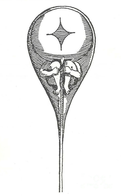 Drawing Of Homunculus, 1694 Art Print by Science Source